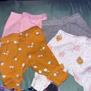 Simple Joys by Carter’s Baby Pants Bundle (4) Newborn